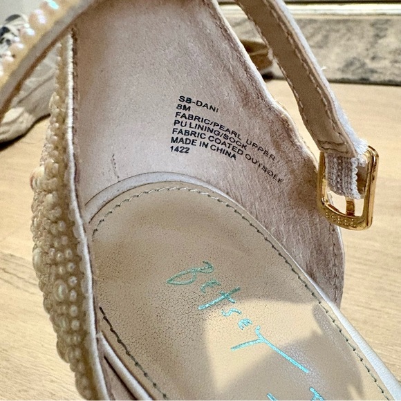 Blue by Betsy Johnson Women’s 8 Mari Heeled Champagne - Picture 6 of 7